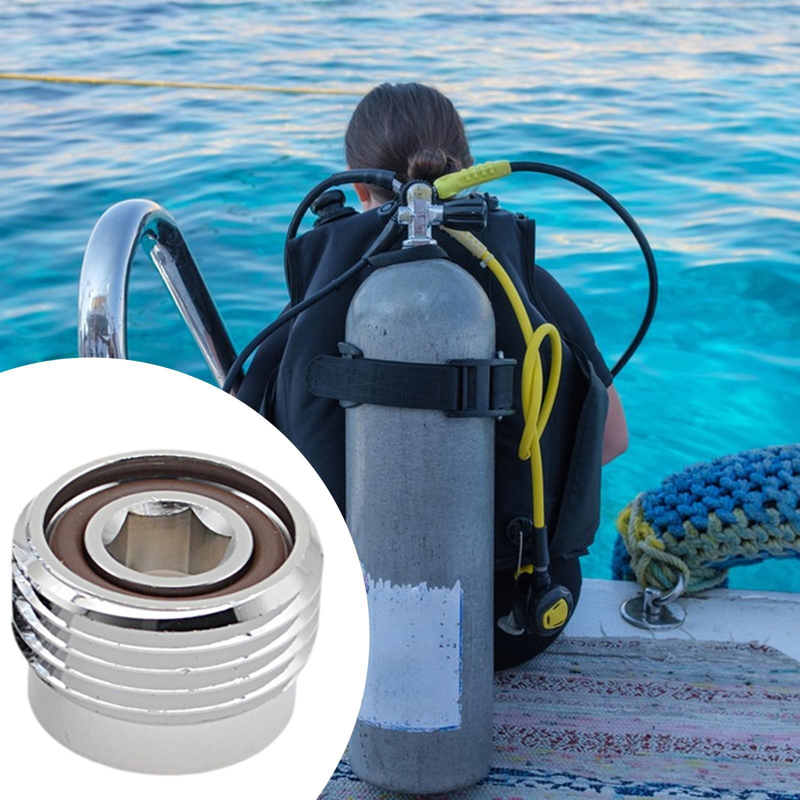 Scuba Diving Regulator Din to Yoke Insert for Enthusiast Outdoor Activities