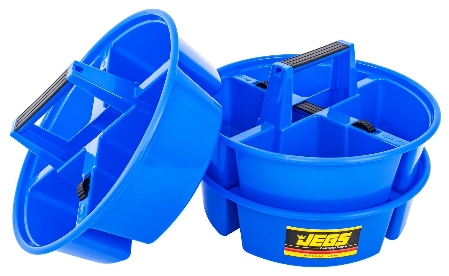 JEGS 3-Piece Stackable Tool & Parts Organizer – Heavy-Duty Carry Box for