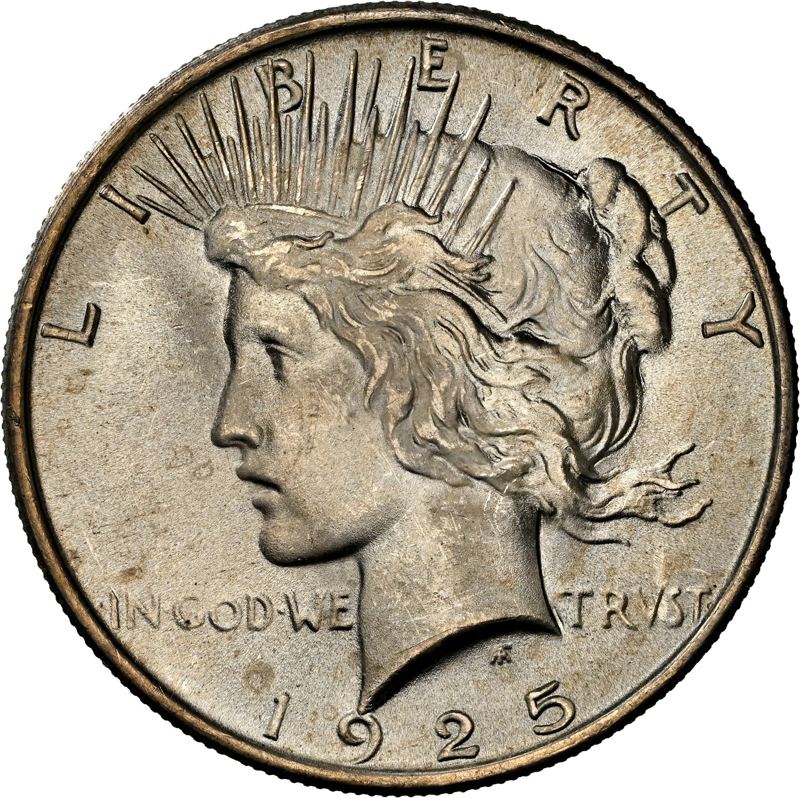 1925 (P) NGC Silver Peace Dollar MS65 MS-65