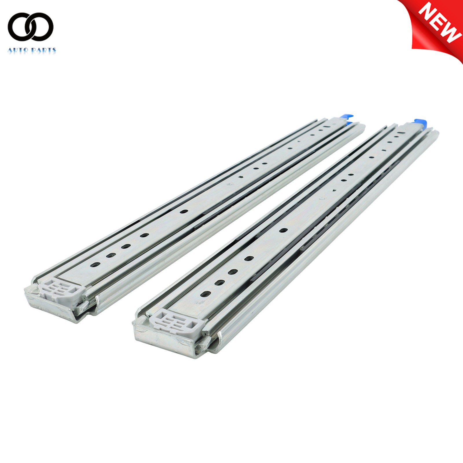 1Pair Heavy Duty Drawer Slides 22" 500 lbs Load Capacity Side Mount Extension