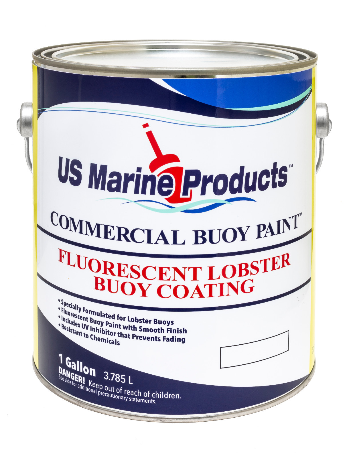 Fluorescent Lobster Buoy Paint Rocket Red Gallon by US Marine Products LLC