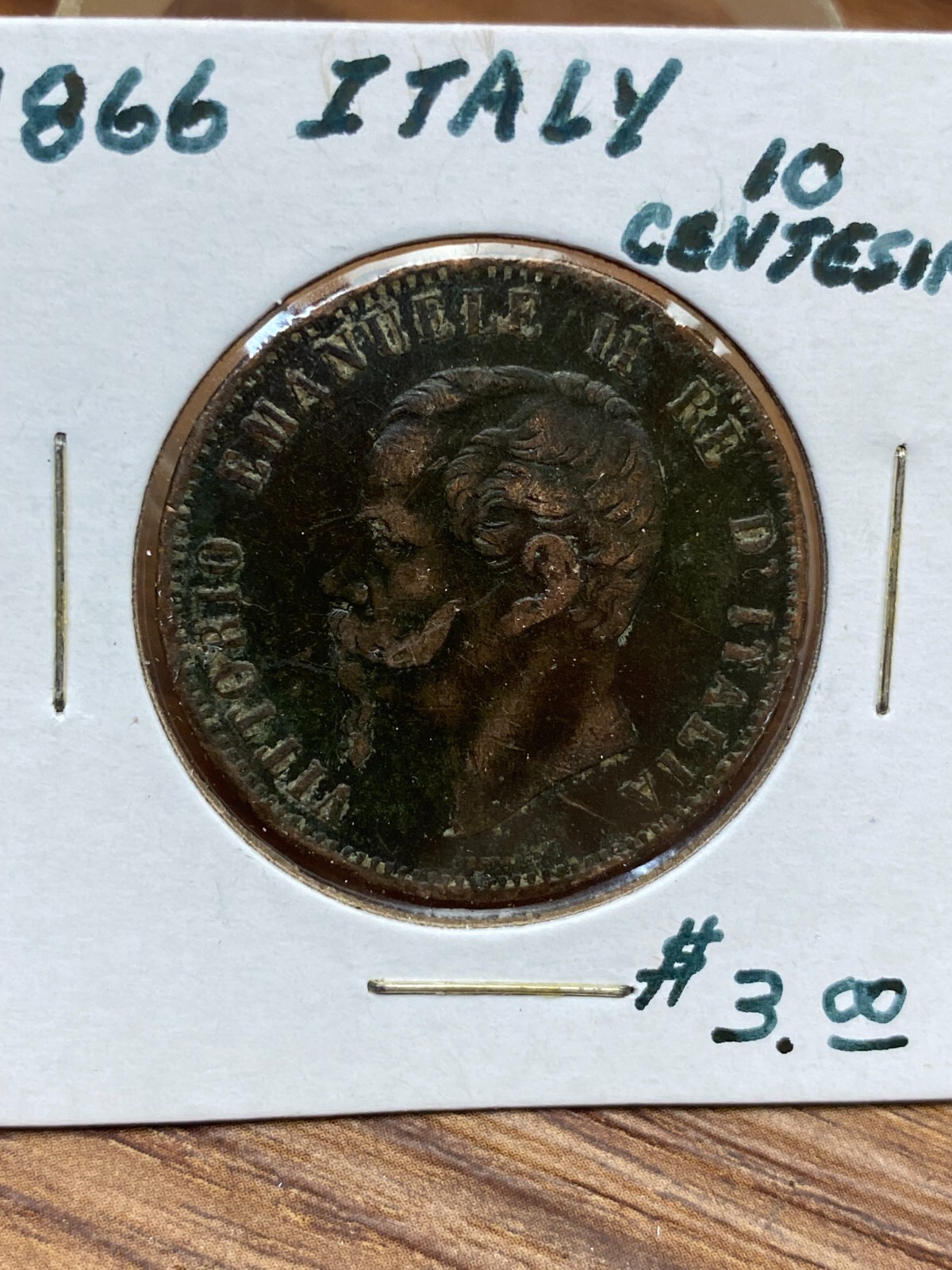 STORAGE UNIT FIND 1866 Italy 10 Centesimi Coin