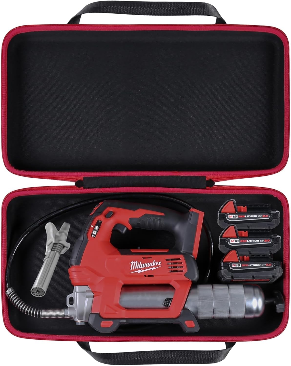 Hard Case Replacement for Milwaukee 2646-20 M18/2646-21ct M18-Spd Grease Gun