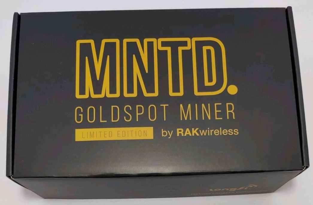 Helium MNTD RAK Wireless Limited Edition Goldspot Miner RAK7248