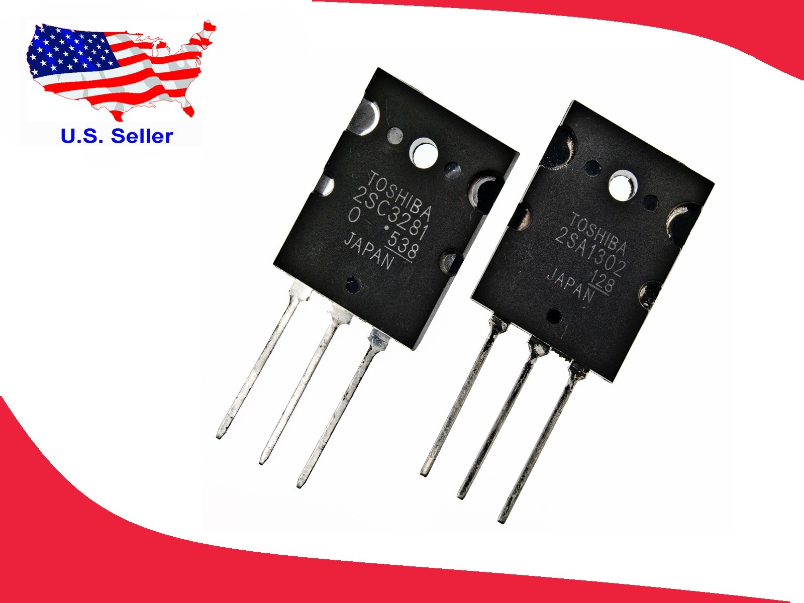 2SA1302 & 2SC3281 (1 pair) Power Transistor - Fast Shipping w/Tracking