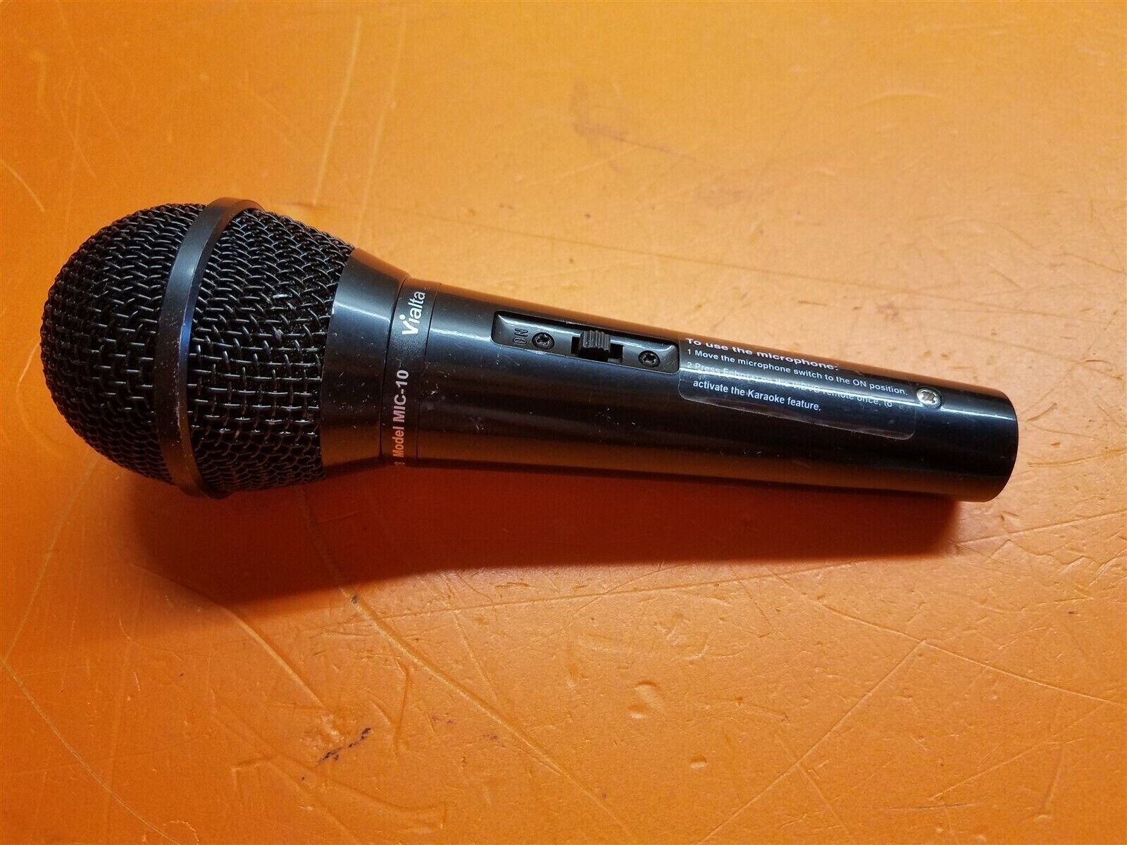 ⭐️⭐️⭐️⭐️⭐️ Vialta MIC-10 ViDVD Dynamic Karaoke Microphone IMP 600 YD-578