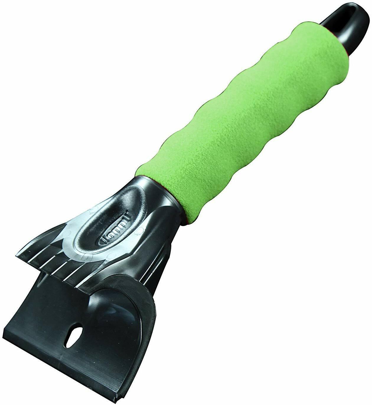 Hoppy Snow SubZero 13014 10" Car Windshield Ice Scraper Chisel Grip Green Black