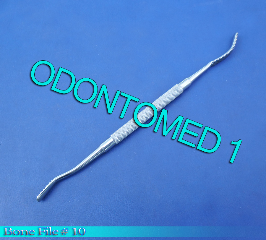 2 Bone File #10 Surgical Dental Dentist Medica Instruments