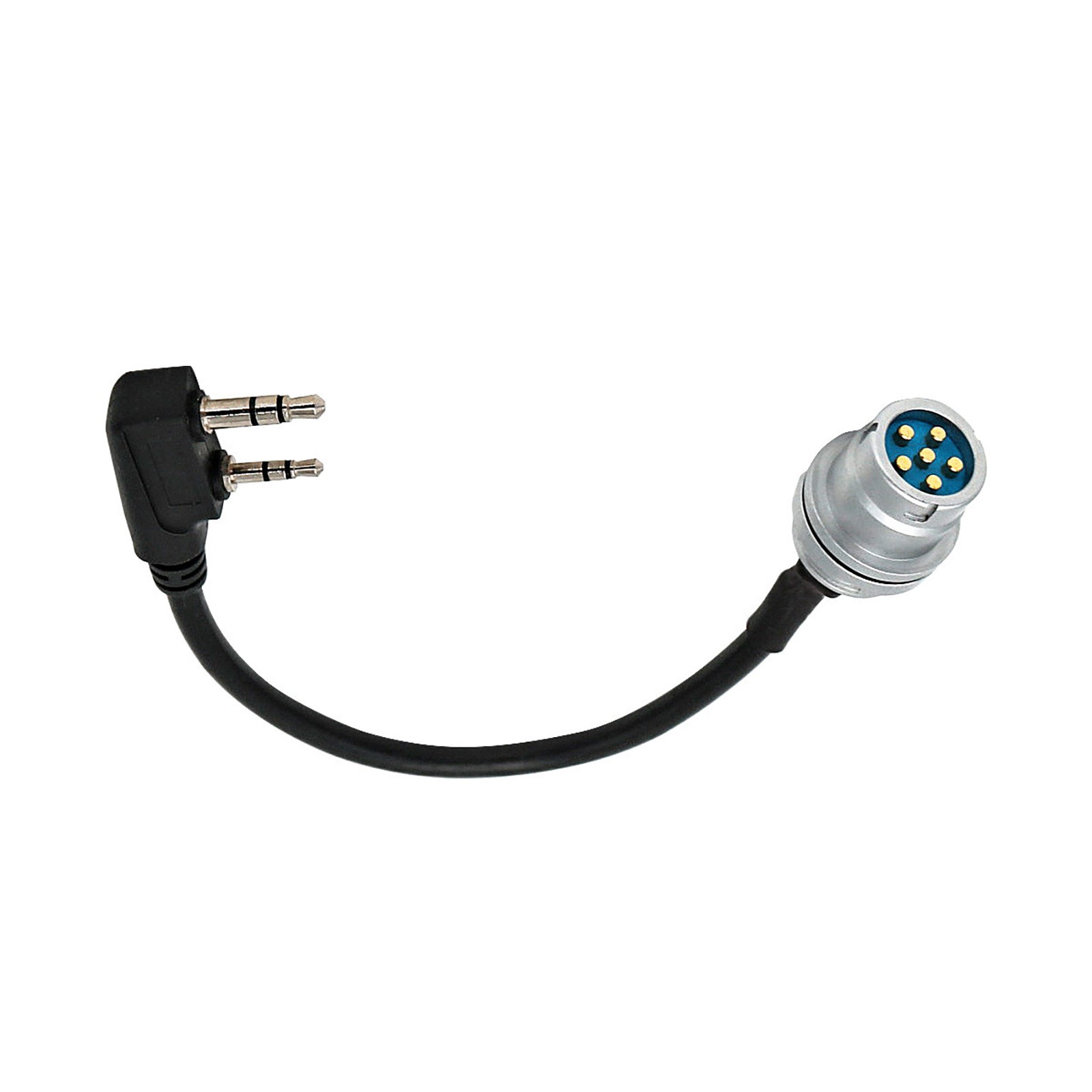 6Pin Plug To Socket K-Type Connector Cable For AN/PRC 148 152 152A Walkie-Talkie