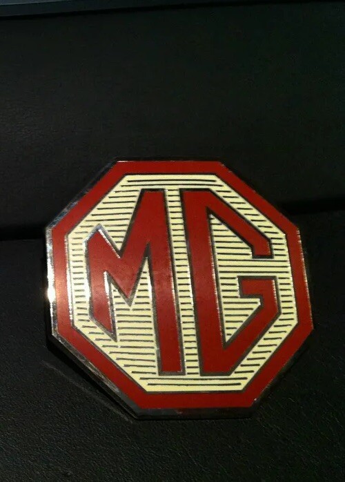 MG Badge Front Grille badge for MG ZR ZS Mk1 & Mk 2 Models 58mm 3m & Locator Lug
