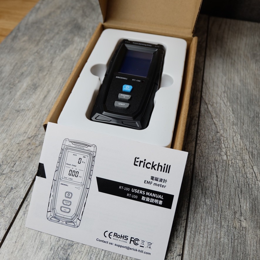 Erickhill EMF Professional Model – RT 100 Electromagnetic Field Radiation Tester