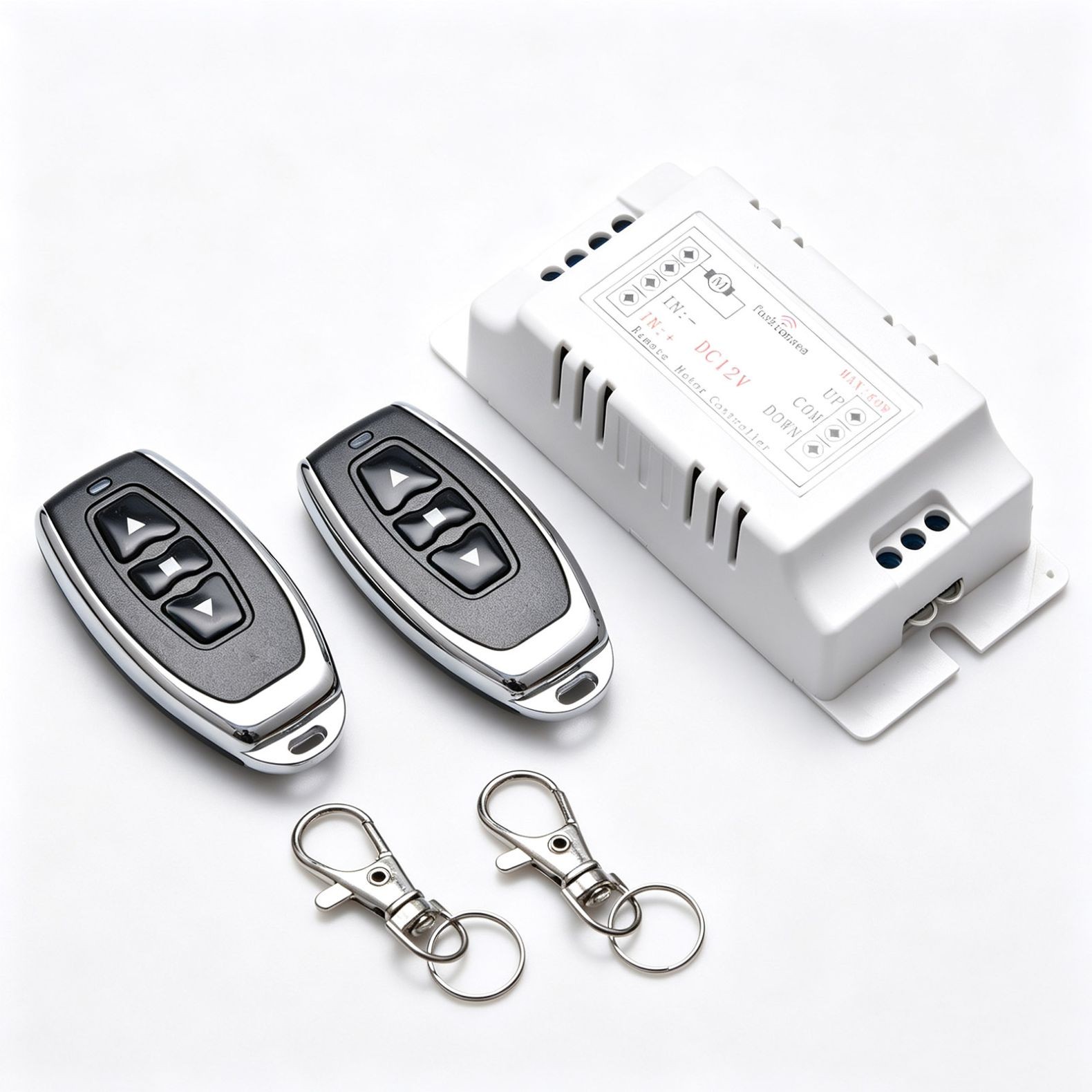 Universal Motor Wireless Remote 12V Switch 2 Channel RF433MHz Remote Control