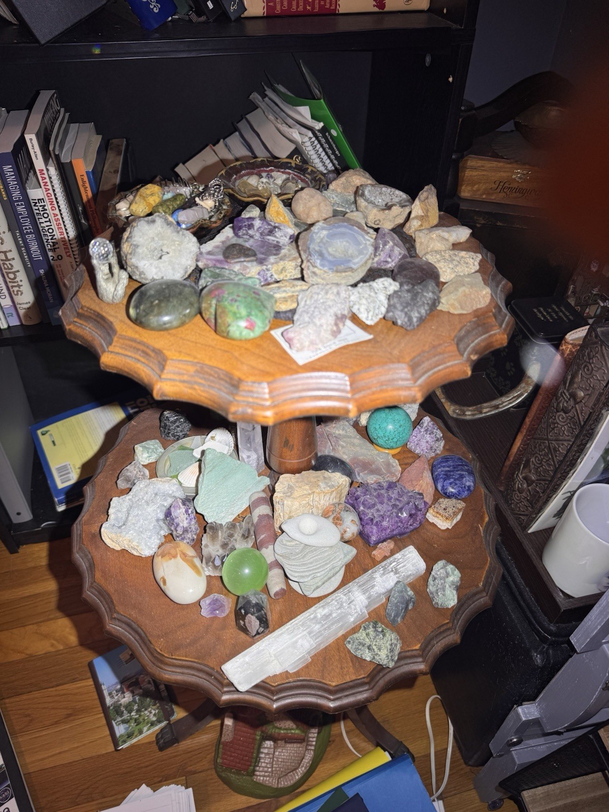 Lot Of 3 - Crystal, Geode, Agate, Quarts, Gem, Stone - Witch’s Collection