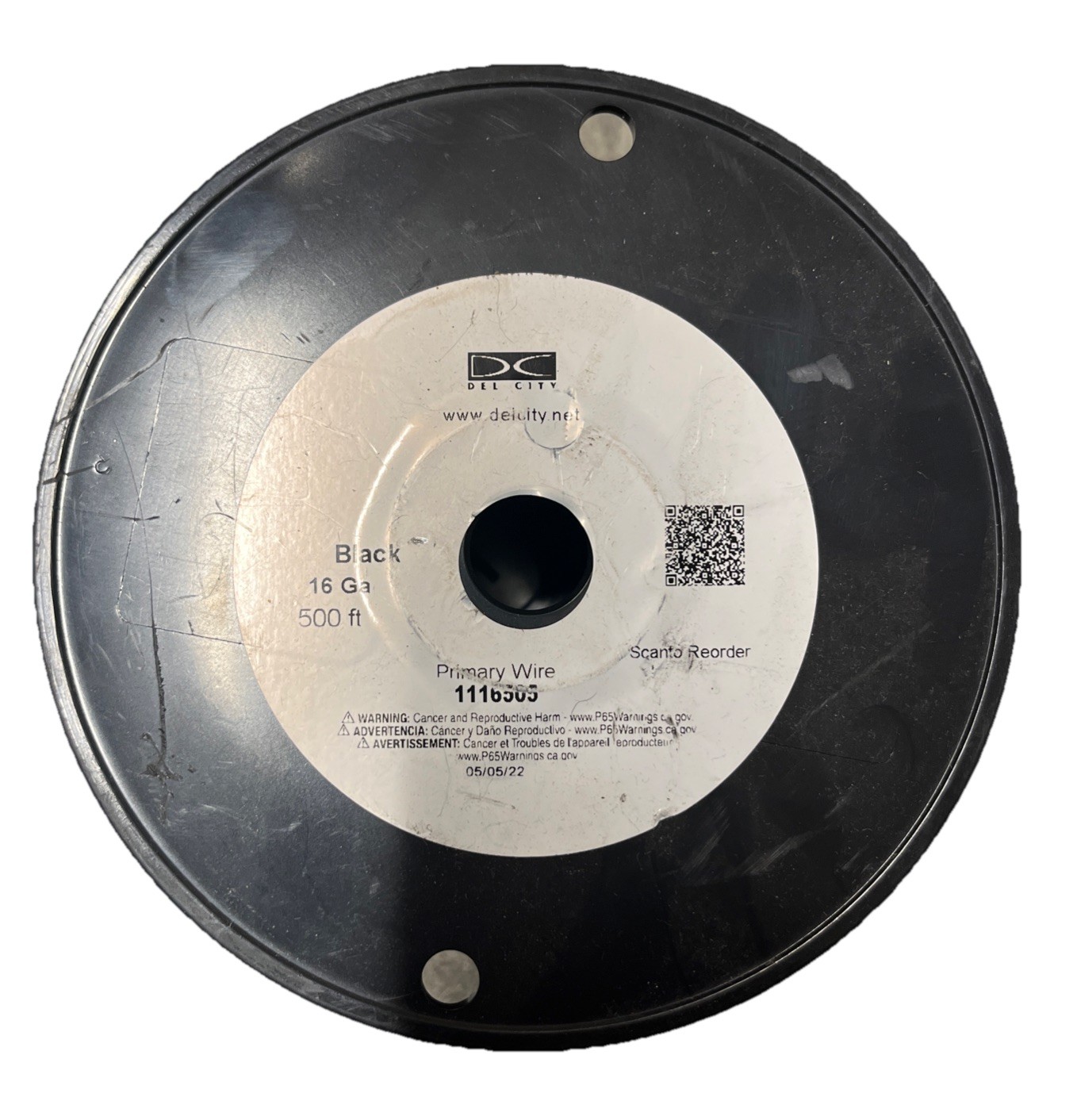 Del City Black 16 Ga 500 Ft Primary Wire 1116505