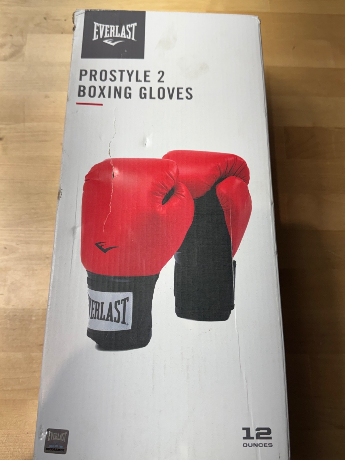EVERLAST PROSTYLE 2 BOXING GLOVES 12oz. RED NEW