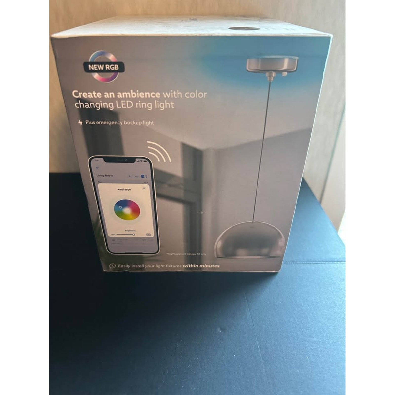 SKYX Platforms SkyPlug Smart Plug & Play Lighting Canopy 5912-BK Black