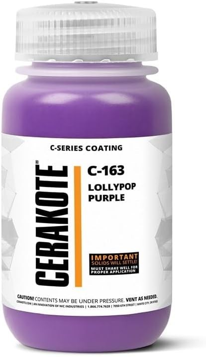 Cerakote C-Series Air Cure Ceramic Coating C-163Q Lollypop Purple (32oz)