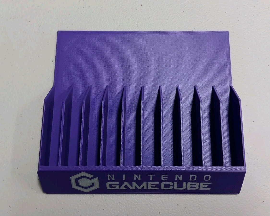 Nintendo GameCube / 10 Game Case Holder / Retro Game Storage Holder