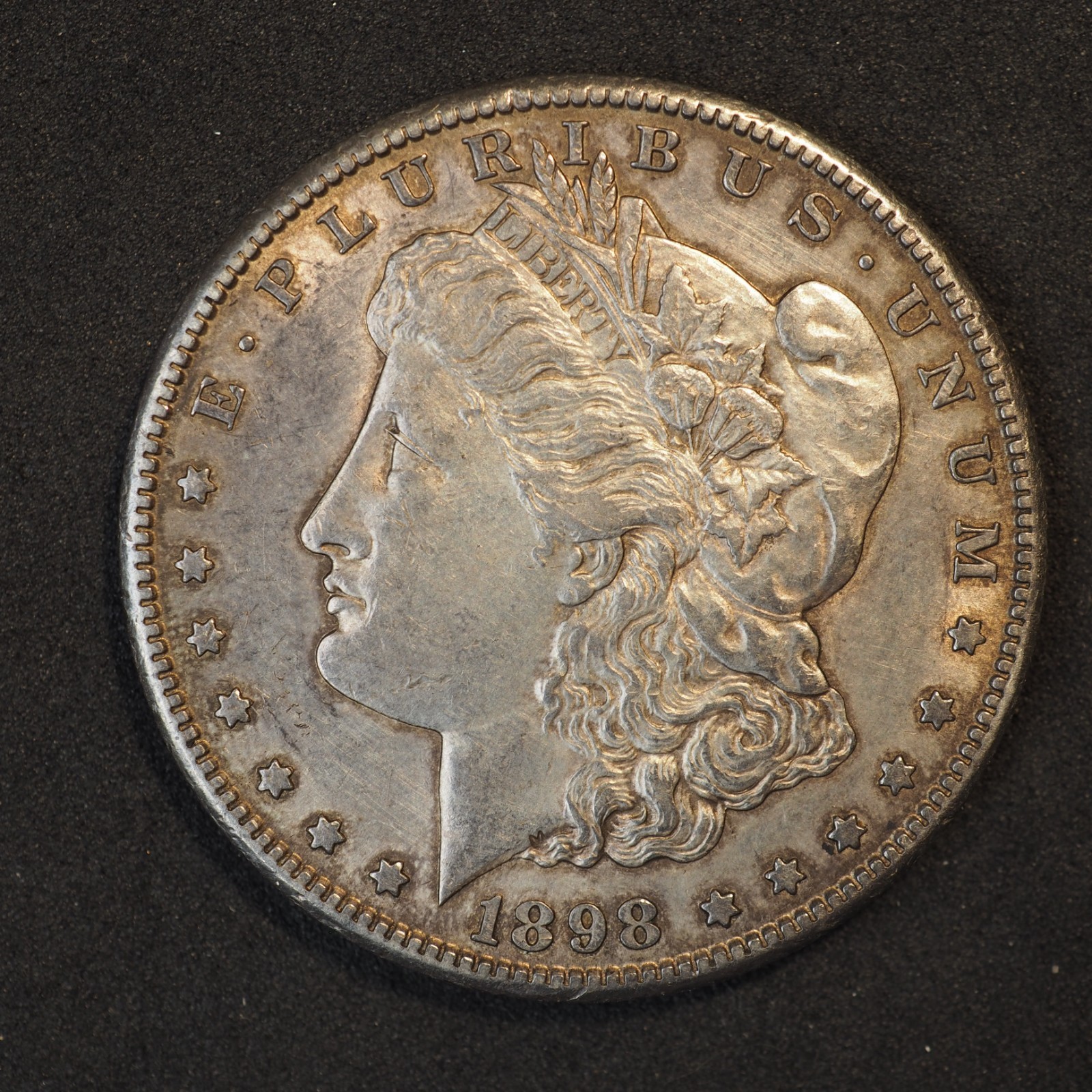 1898 **S** MORGAN SILVER DOLLAR *NICE COIN!* - FREE SHIPPING! M8962
