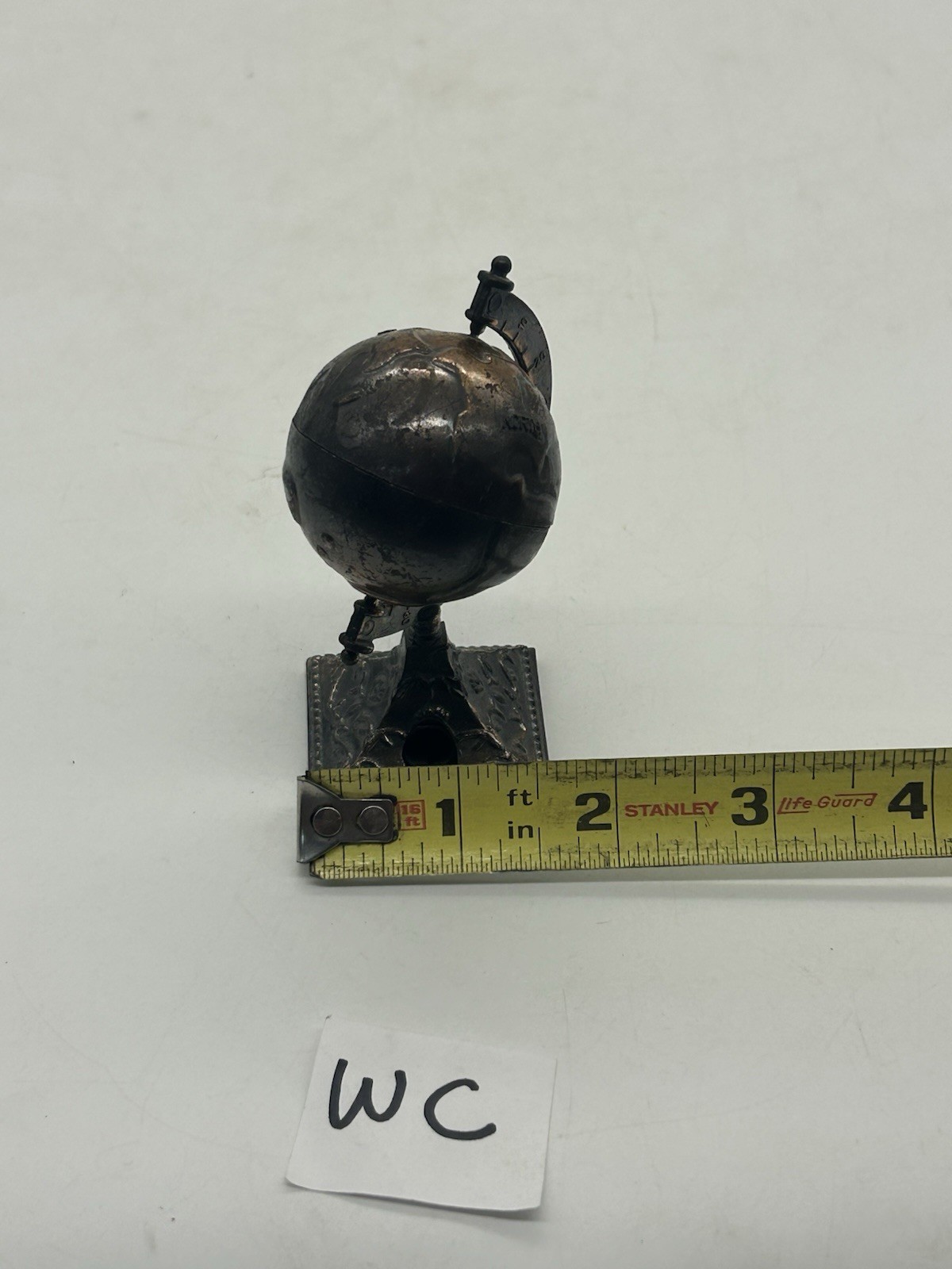 Vintage Die-Cast Pencil Sharpener World Globe