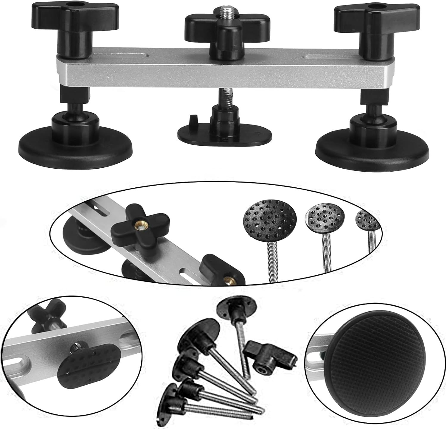 Lightweight (1.87 lbs) Dent Puller Kit with Glue Gun for Effortless Repairs