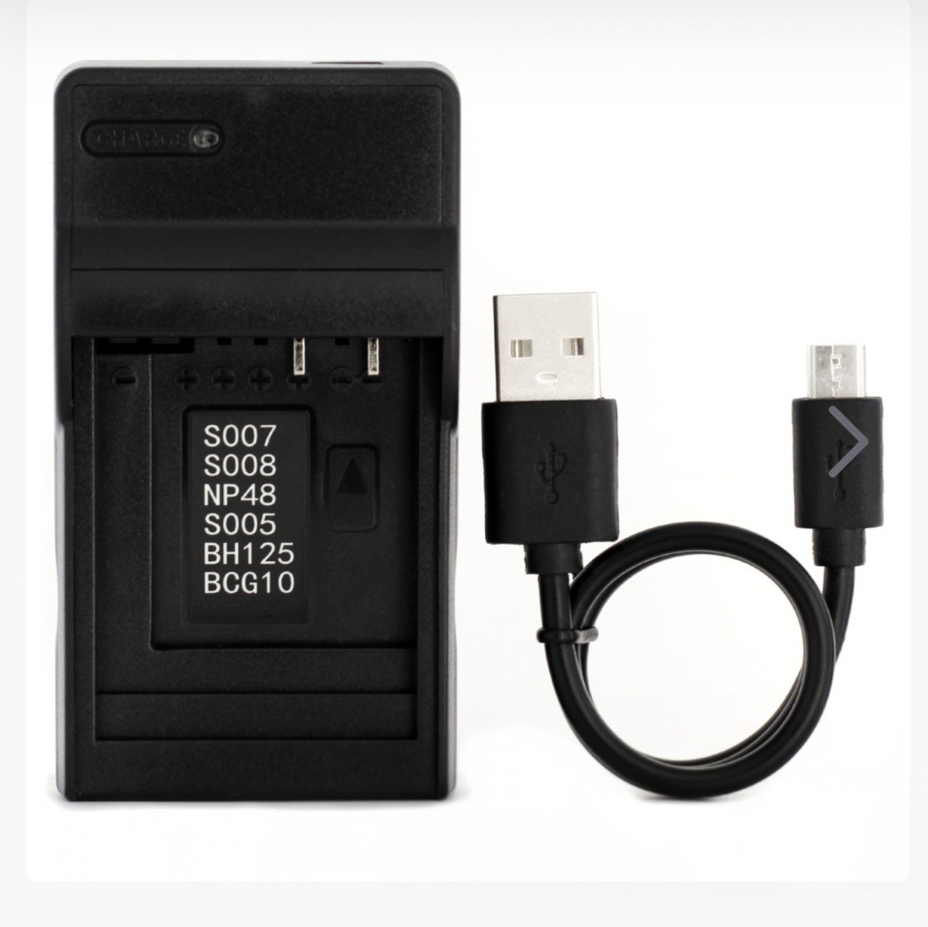 NORIFON USB Charger 4 Camera & Camcorder Battery - S005/7/8, NP48, BCG10, FNP70