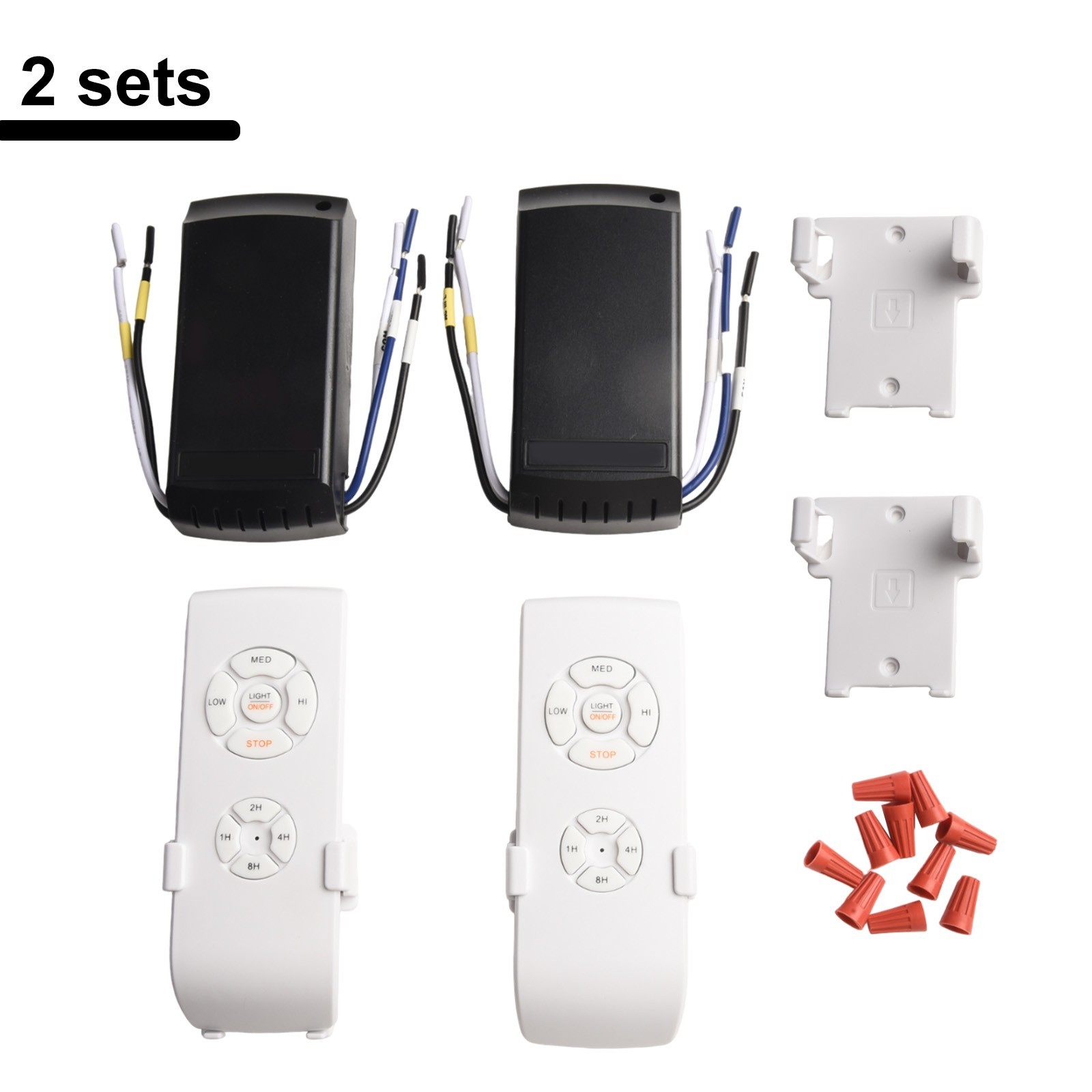 High Quality Ceiling Fan Light Control Kit Stable Receiver Comfortable Grip