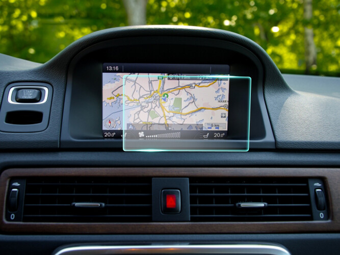 Crystal Clear Screen Protector for 2014 Volvo XC70 Vehicle Navigation