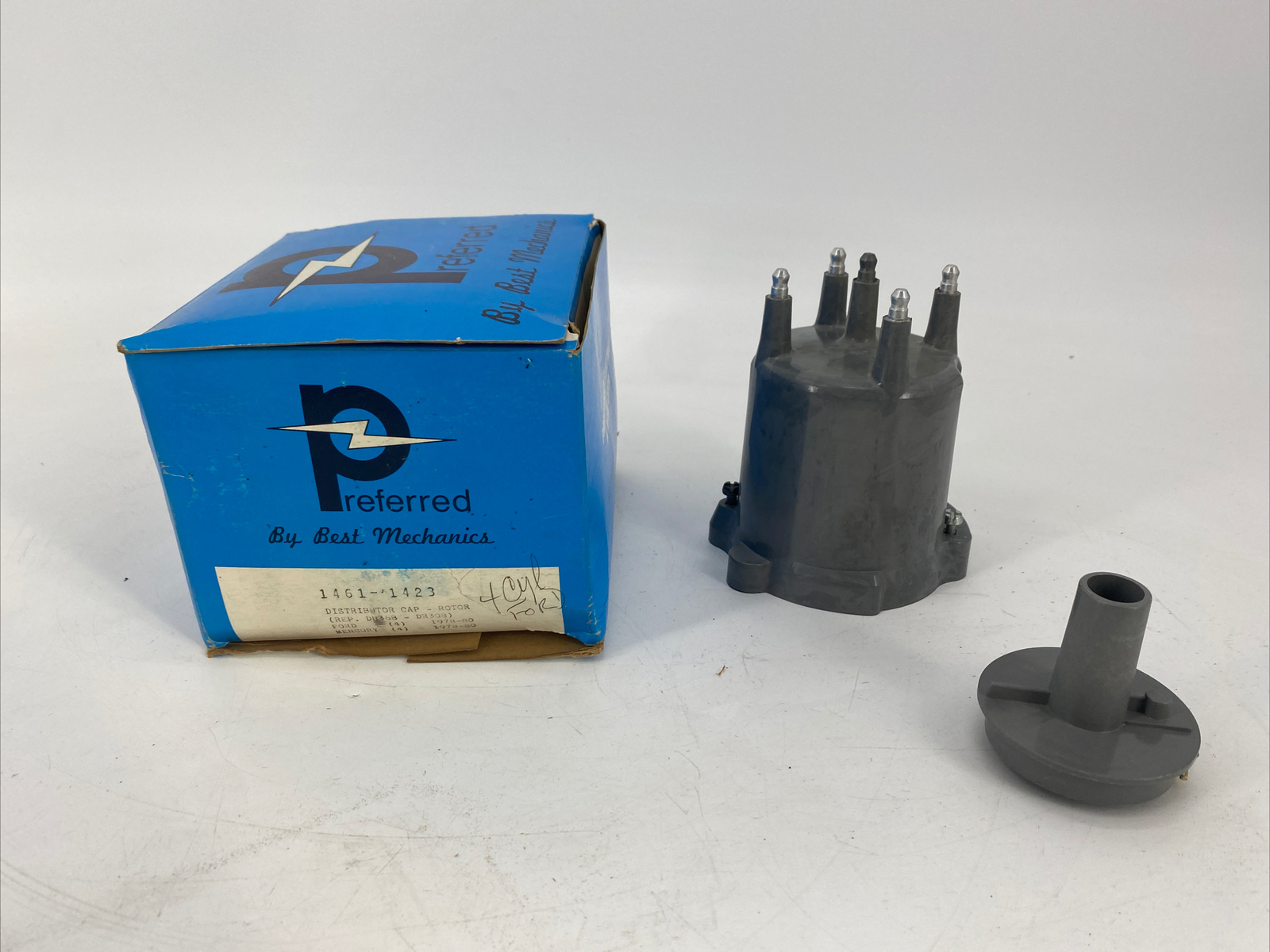 Preferred 1461-1423 Distributor Cap Only 14611423 for Ford 4 Cylinder NOS