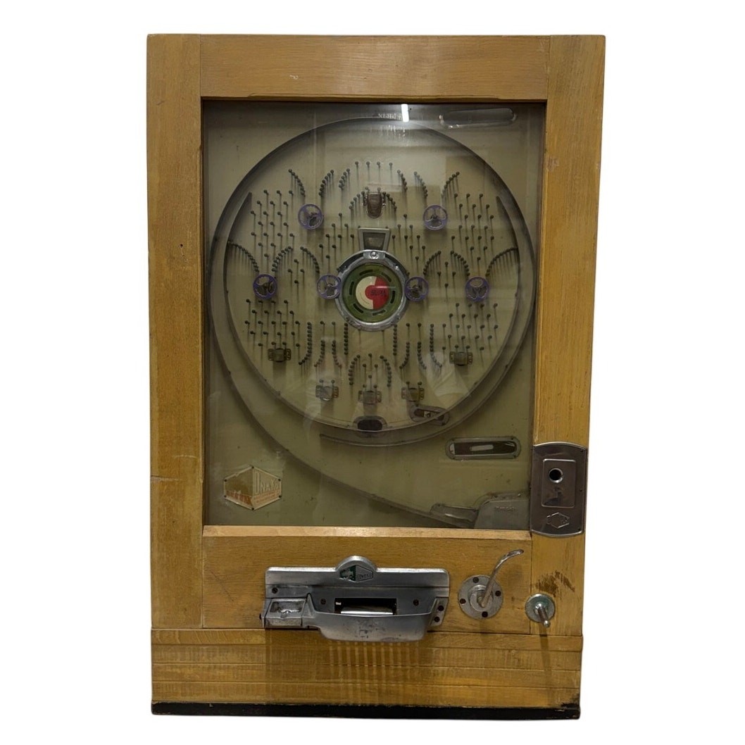 Onako Vintage Mechanical Pinball Trade Stimulator w Balls