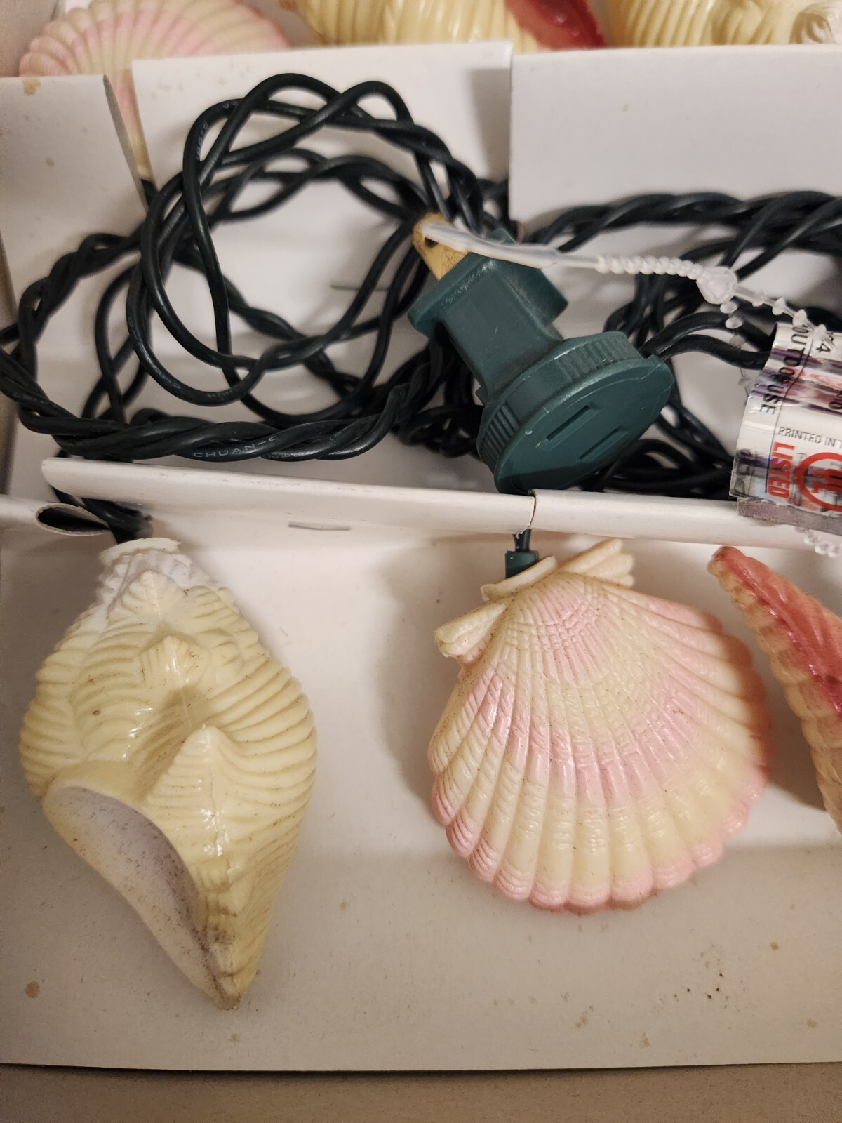 Enchanted Forest Seashell String Lights Indoor/Outdoor Coastal