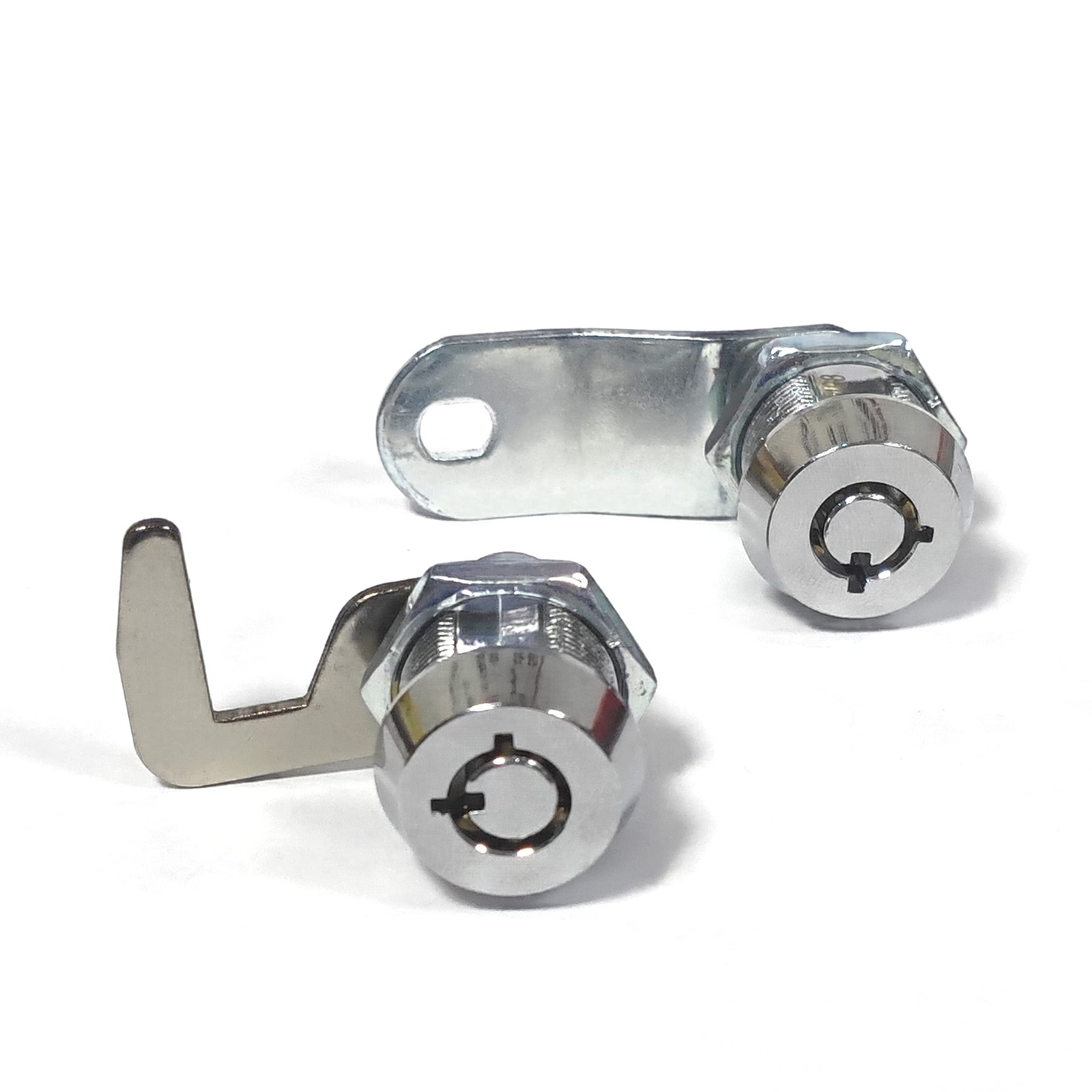 2 Pack Toolbox Lock 5/8" Tubular Cam Replacement Lock Hook Cam Keyed Alike wi...
