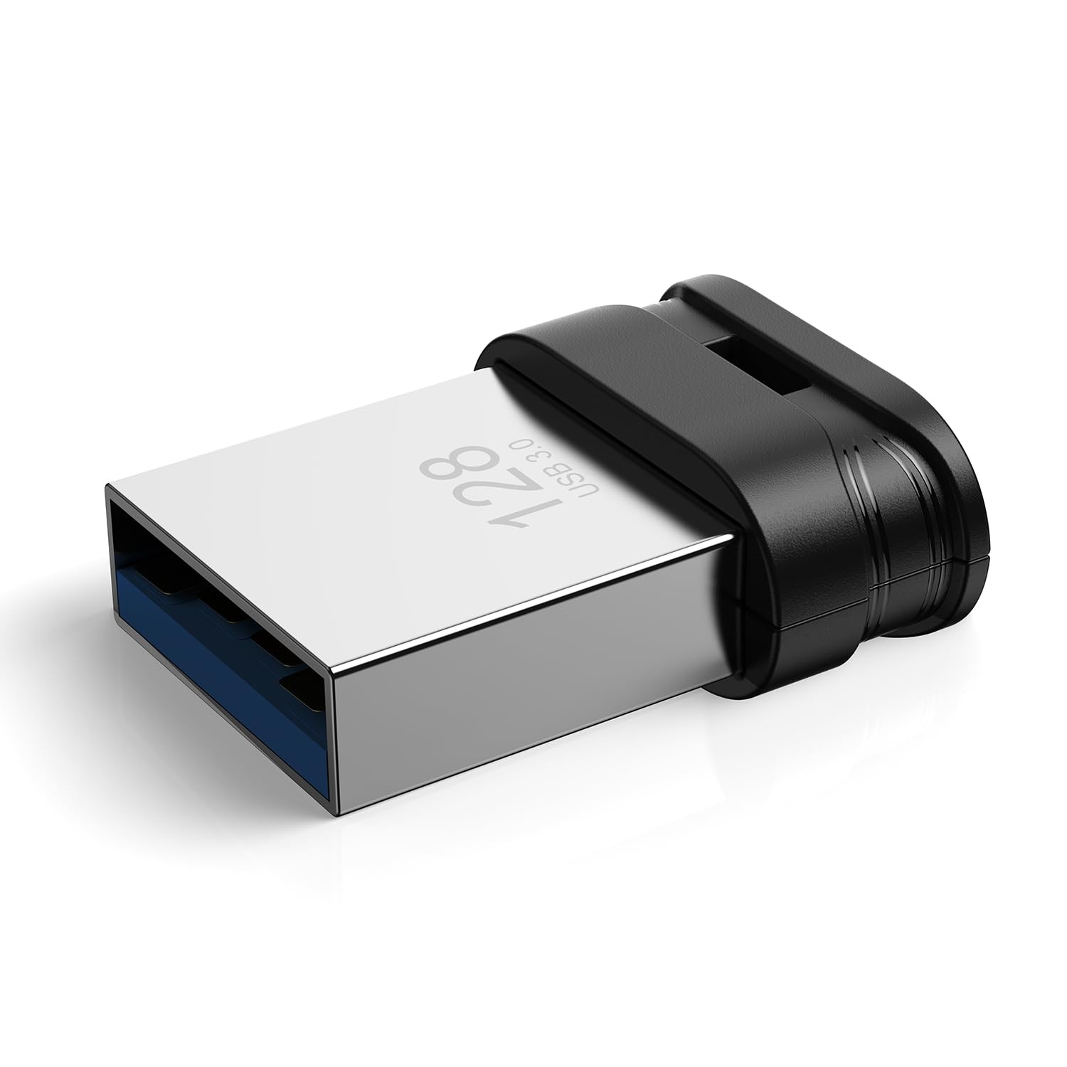 128GB USB 3.0 Flash Drive, Mini Thumb Drive Waterproof Memory 128GB, Black
