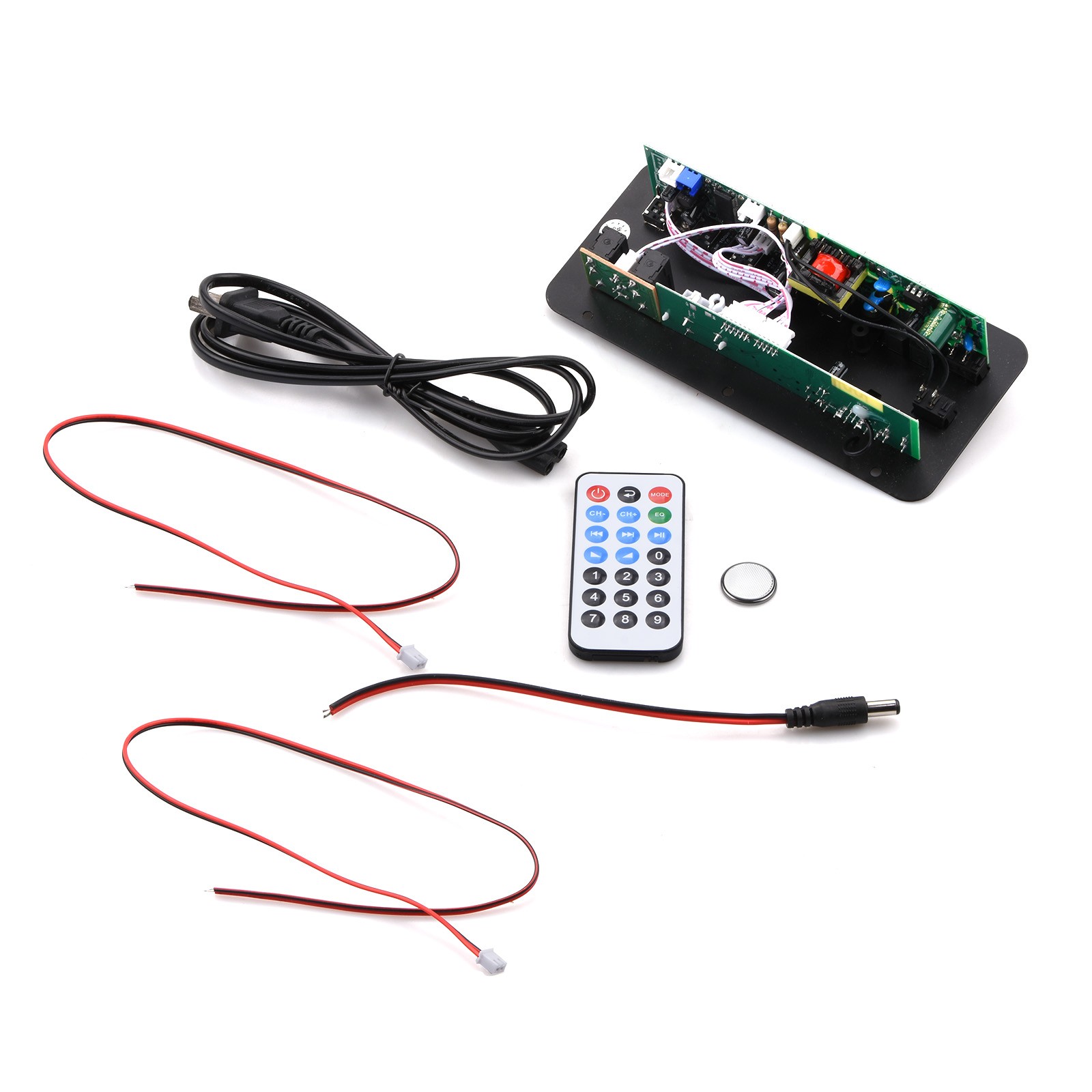 Bluetooth 5.0 Subwoofer Amplifier Audio Board Module Dual Microphone Input