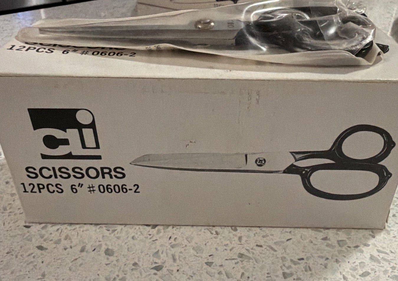 Vintage CLi Multi Functional Scissors 6 “ Straight Edge Black 0606-2 -1 at $7.99