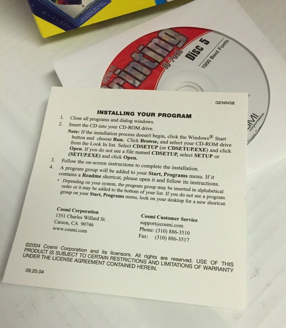 Deluxe Printing 10 Pack Software Bundle - Open Box