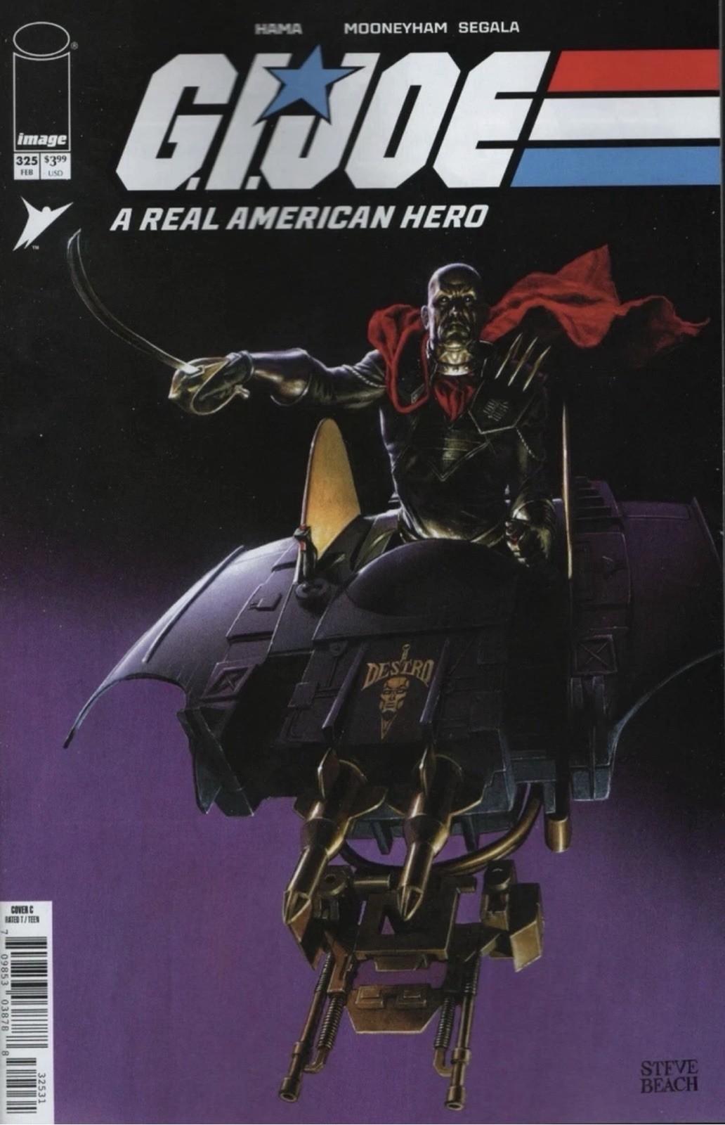 GI Joe Real American Hero #325 1:10 Steve Beach Variant Destro Image 2026