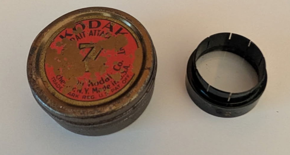 Vintage Kodak Z Portrait Attachment Lens In Original Tin