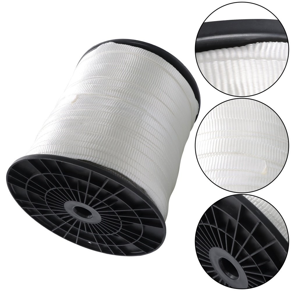 3/4" X 1053' Mule Tape Flat Rope Polyester Pull Tape 2500 Lbf Tensile Capacity