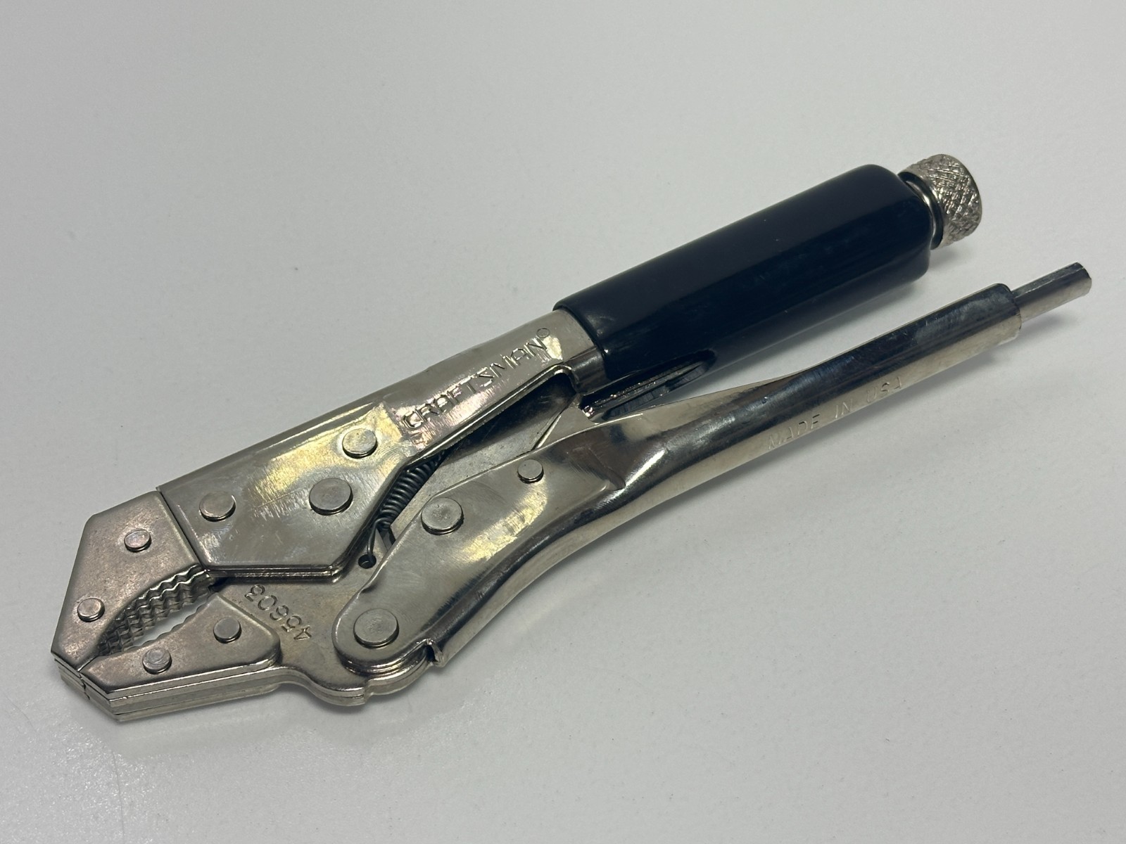 🇺🇸 Craftsman 45603 8" Adjustable Locking Pliers Vise Grips Pliers, Curved Jaw