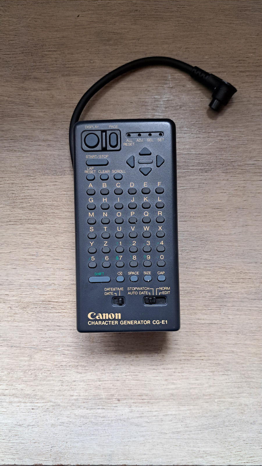 Canon Character Generator CG-E1E For Camcorders. Untested