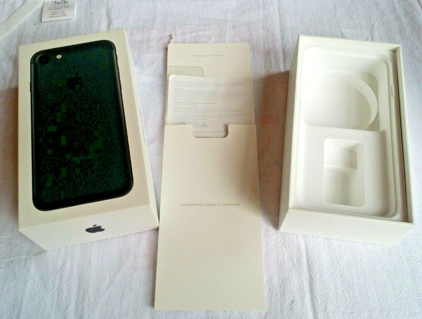 APPLE IPHONE 7 256GB **BOX ONLY** Includes PAPERS ~ FREE SHIP!