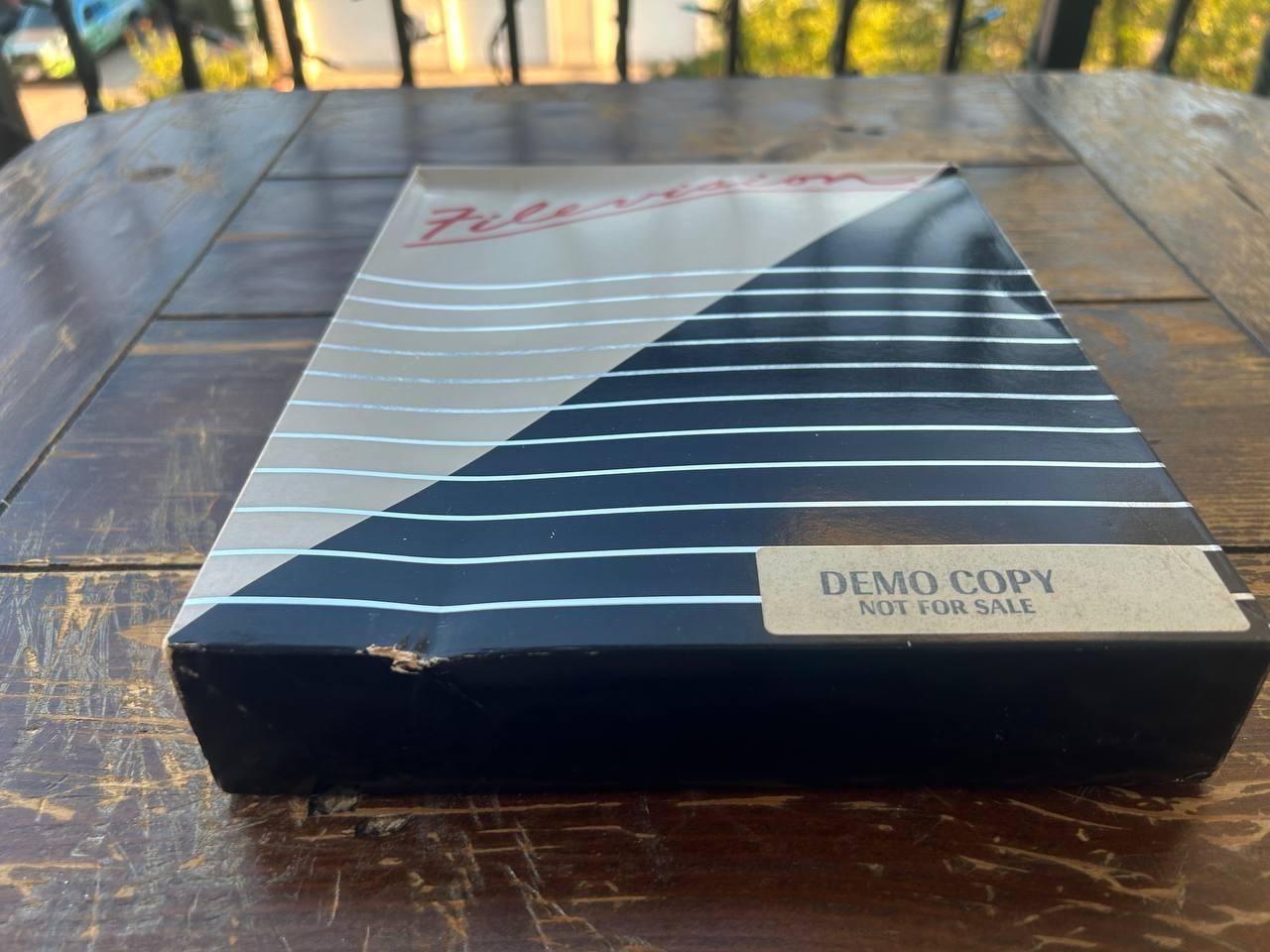 Vintage Filevision Macintosh Software Demo Copy w Box Manual & Disk