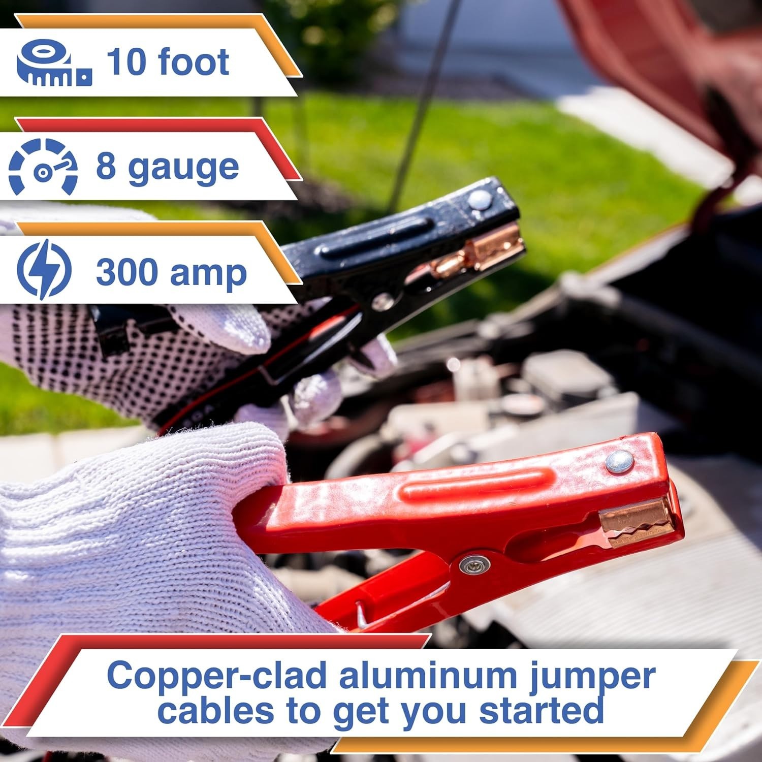 Car Emergency Kit with Air Compressor, First Aid, Tow Strap and More