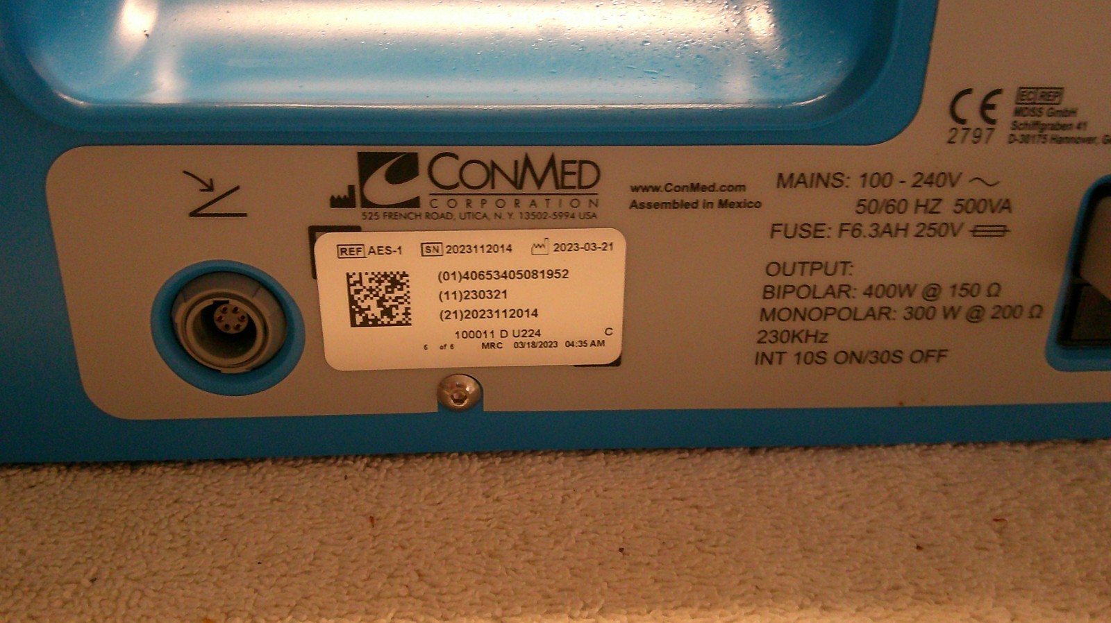 CONMED EDGE AES-1 BIPOLAR ARTHROSCOPIC SYSTEM