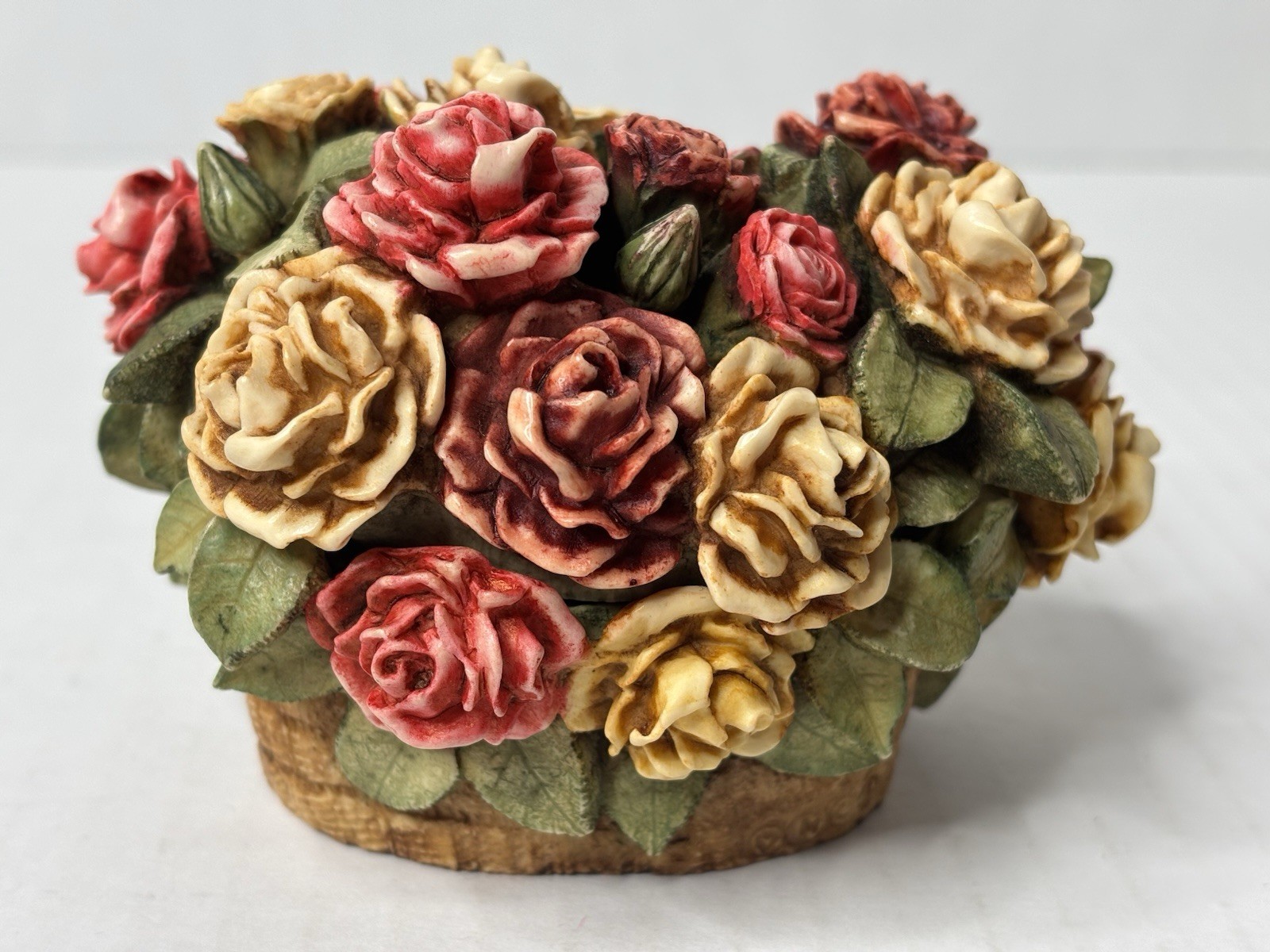 Harmony Kingdom 1997 Limited Edition Rose Basket 3563/3600 Signed