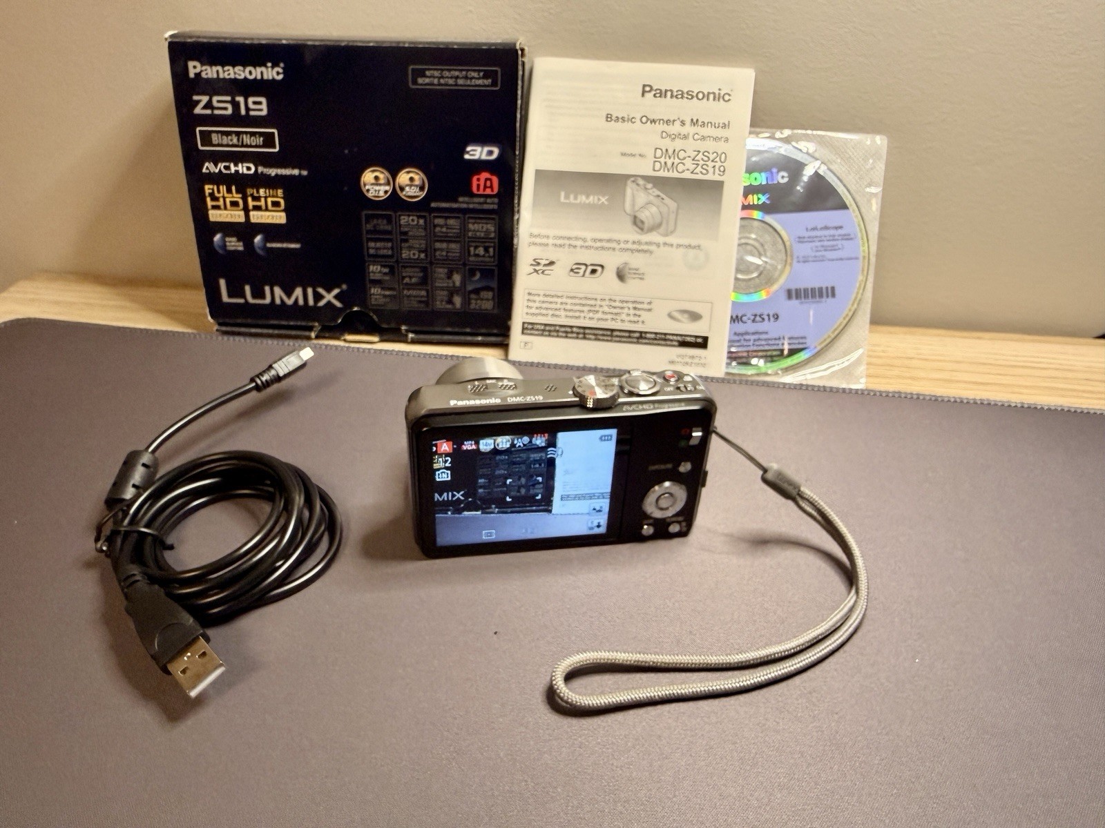 Panasonic LUMIX ZS19 Camera - WORKS