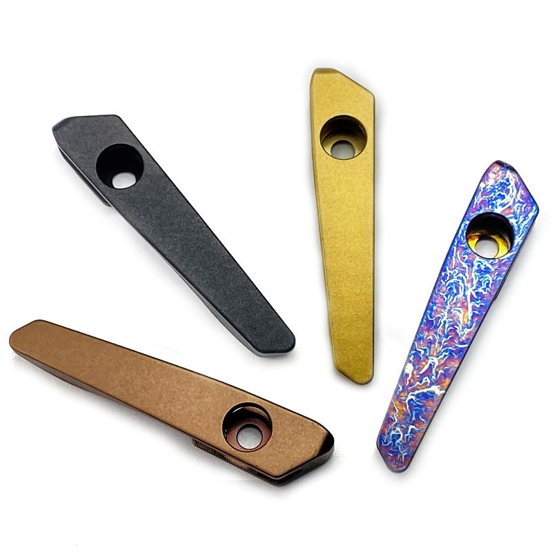 Titanium CNC Pocket Clip for Strider SNG SMF Knife DIY Replacement Upgrade