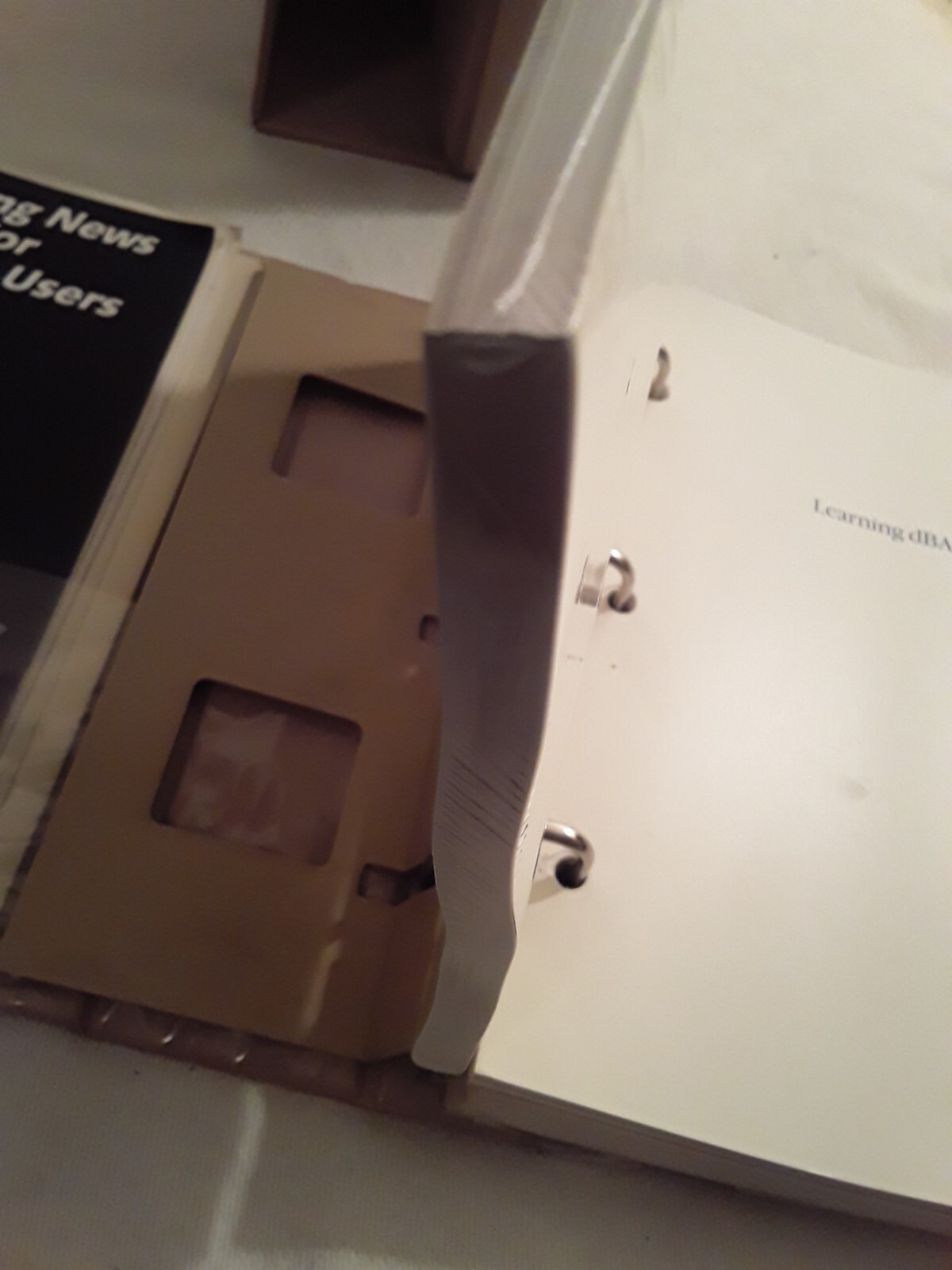 Vtg 1986 Ashton-Tate Learning & Using dBase III Plus IBM DOS Software Manuals