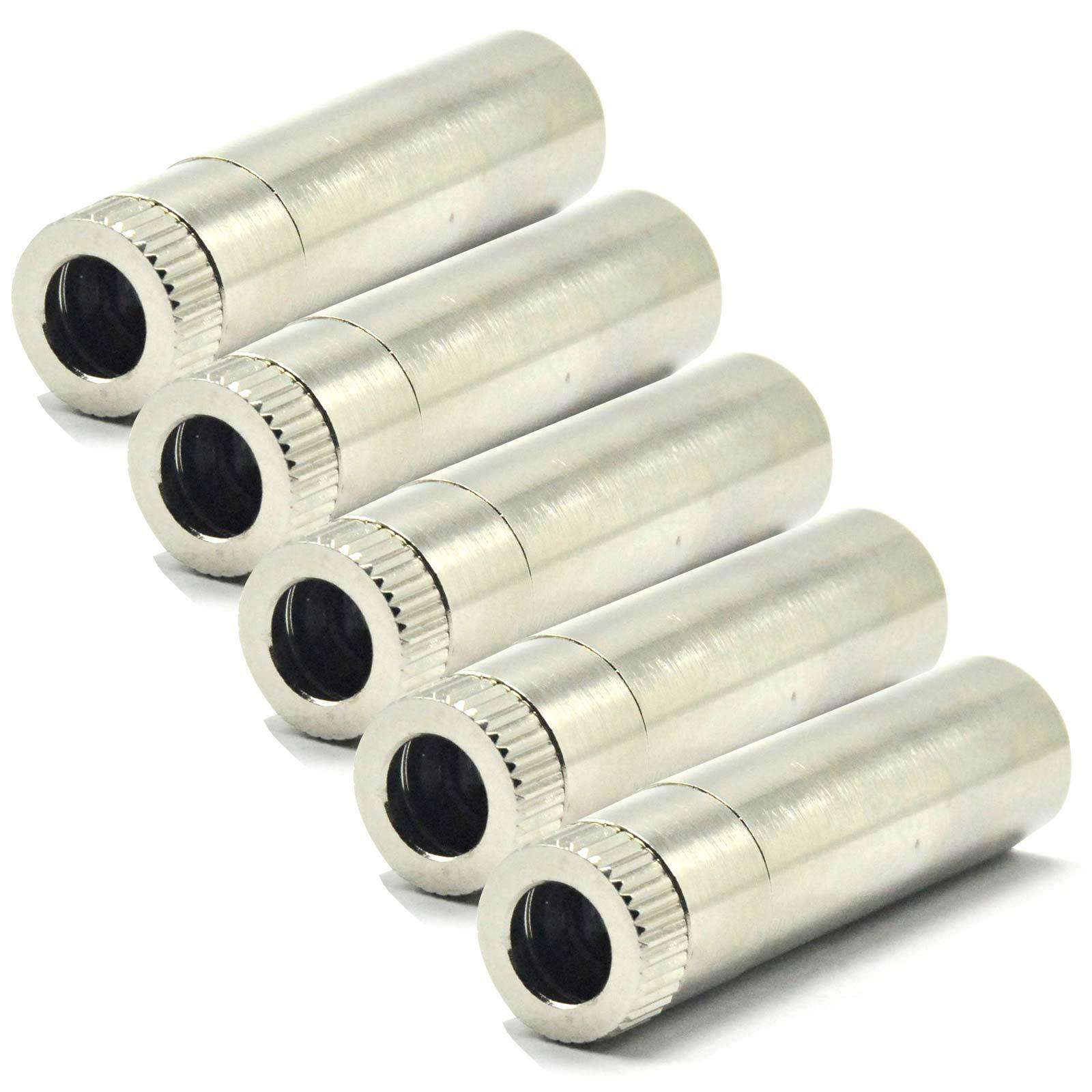 5pcs 12x40mm DIY 5.6mm TO18 Laser Diode Housing Host Case w Dot Focus Lense